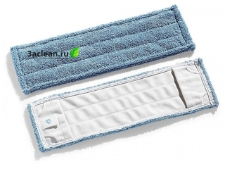  Моп Microblue с кармашками, для гладких полов, микроволокно голубой , 40*13 см